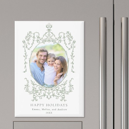 Modern Classic Lijst Prettige feestdagen Magneet