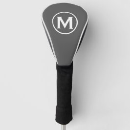 Modern Classic Monogram grijs Golfheadcover