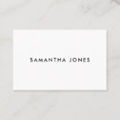 Modern Classic Personalized Mini Visitekaartje (Voorkant)