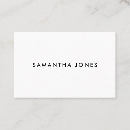 Modern Classic Personalized Mini Visitekaartje (Voorkant)