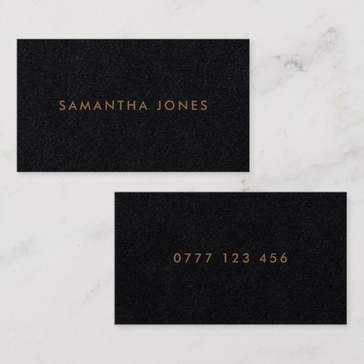 Modern Classic Personalized Mini Visitekaartje (Voorkant / Achterkant)