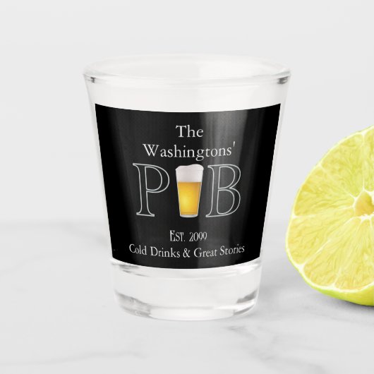 Modern Classic Pub Drink bril Shot Glass Shot Glas (Voorkant)