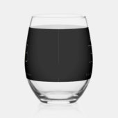 Modern Classic Pub Drink brillen Stemless Wine Wijnglas Zonder Voet (Rechts)