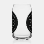 Modern Classic Pub Drink brillenglazen Bierblik Blikvorm Glas (Rechts)