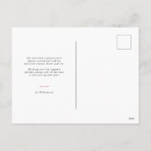 Modern Classic Rood Lijst Kerstmis Fotokaart Feestdagenkaart (Achterkant)