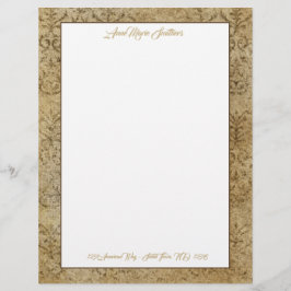 Modern Classic Tan Granite Letterhead Briefhoofd