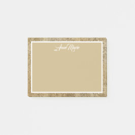 Modern Classic Tan Granite Post-it® Notes