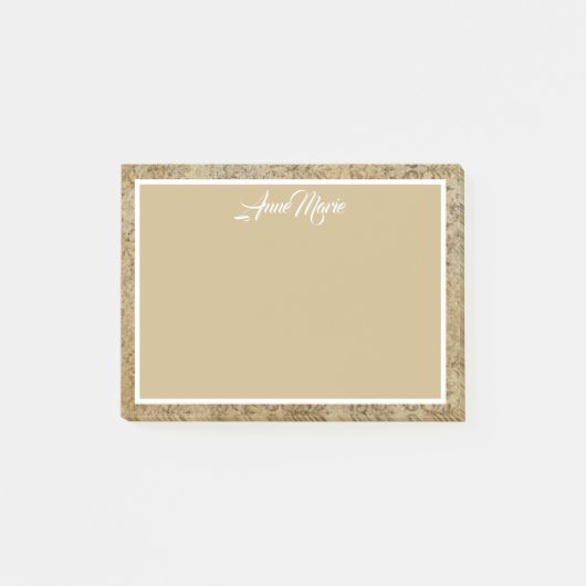 Modern Classic Tan Granite Post-it® Notes (Voorkant)