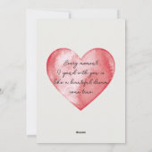 Modern Classic Valentijnsdag fotokaart Feestdagenkaart (Achterkant)