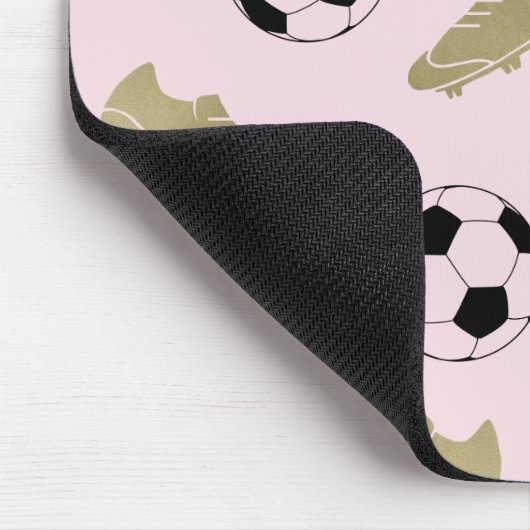 Modern Classic Voetbal Cleats Ball Blush Roze Muismat (Hoek)