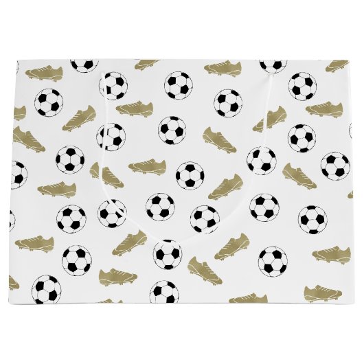 Modern Classic Voetbal Cleats Ball Football Groot Cadeauzakje (Voorkant)