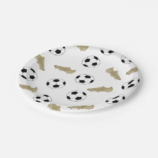 Modern Classic Voetbal Cleats Ball Football Papieren Bordje (Gekanteld)