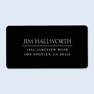 Modern Classic Zwart & Wit Etiket