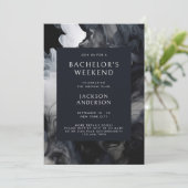 Modern Classy Abstract vrijgezellenweekend Kaart (Staand voorkant)
