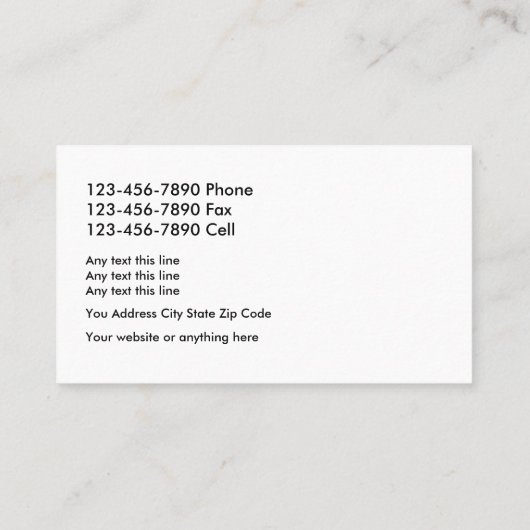 Modern Classy Attorney Visitekaartje (Achterkant)