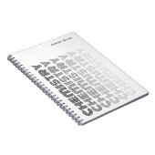 Modern Classy bewerkbaar onderwerp Chemie Wit Notitieboek (Rechterzijde)