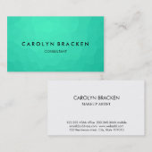 Modern Classy Blue Elegant Visitekaartje (Voorkant / Achterkant)