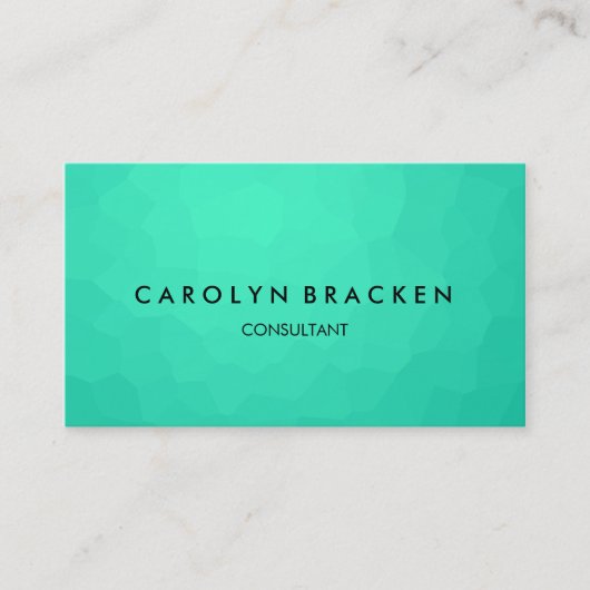 Modern Classy Blue Elegant Visitekaartje (Voorkant)