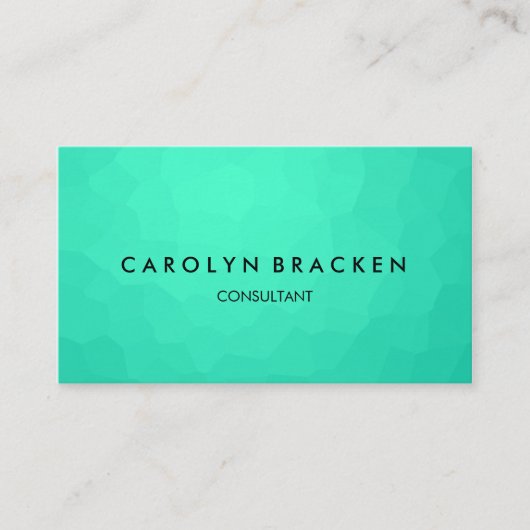 Modern Classy Blue Elegant Visitekaartje (Voorkant)