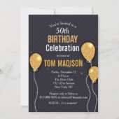 Modern Classy Man's ELKE LEEFTIJD Verjaardag Kaart (Voorkant)