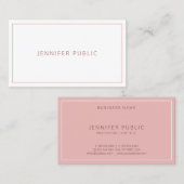 Modern classy minimalistisch professioneel elite d visitekaartje (Voorkant / Achterkant)