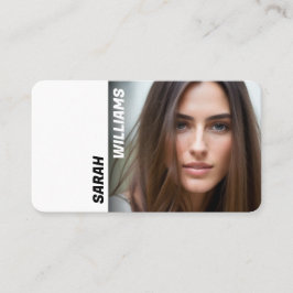 Modern Classy Model Foto Visitekaartje