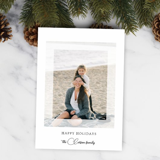 Modern Clean Chic Vakantie Foto Flat Kaart