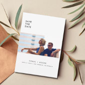 Modern Clean City Wedding Save the Date