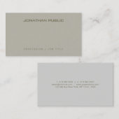 Modern Clean Design Professionele Sjabloon Trendy Visitekaartje (Voorkant / Achterkant)