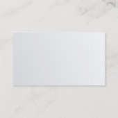 Modern Clean Design Silver Glamor Trendy Luxury Visitekaartje (Achterkant)