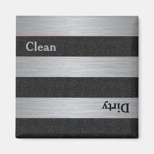 Modern Clean Dirty Dishwaser Magnet