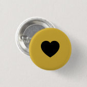 Modern Clean Heart Accent Style For Daily Wear Ronde Button 3,2 Cm (Voorkant /achterkant)