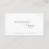 Modern Clean Photography Visitekaartje (Achterkant)