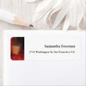 Modern Clean Plain Abstracte kunst minimalistisch Etiket (Insitu)