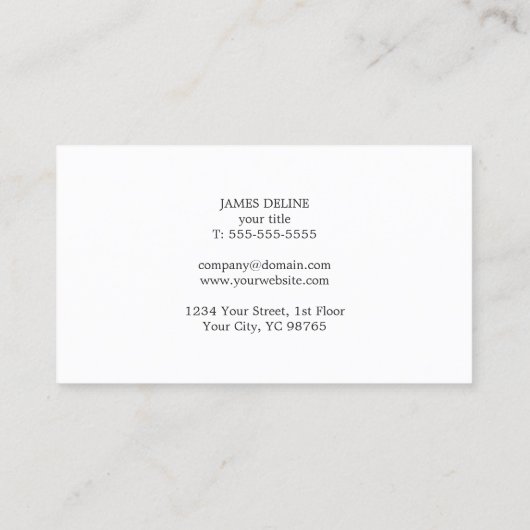 Modern Clean Red Heart Doctor Visitekaartje (Achterkant)