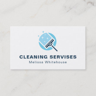 Modern Cleaning House Maid Services Visitekaartje