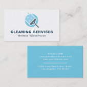 Modern Cleaning House Maid Services Visitekaartje (Voorkant / Achterkant)