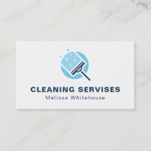 Modern Cleaning House Maid Services Visitekaartje