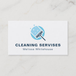 Modern Cleaning House Maid Services Visitekaartje