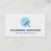 Modern Cleaning House Maid Services Visitekaartje (Voorkant)