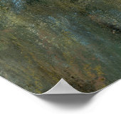 Modern Cliff Edges Abstract Landschapsschilderij Poster (Hoek)