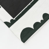 Modern Clouds Baby Milestone Blanket Fleece Deken (Hoek)