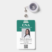 Modern CNA ID Badge wordt: (Voorzijde met uittrekbare clip)