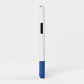 Modern Coastal Blue Seashell Monogram Case-Mate iPhone Case (Achterkant/rechts)