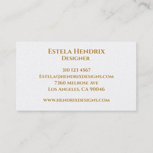 Modern Cobalt Blue Splatter Visitekaartje (Achterkant)