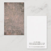 Modern Coca Brown Ketting Display Kaart Visitekaartje (Voorkant / Achterkant)