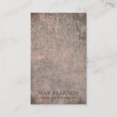 Modern Coca Brown Ketting Display Kaart Visitekaartje (Voorkant)