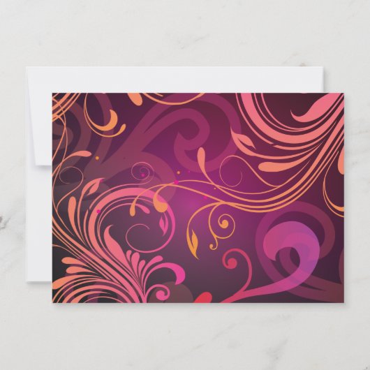 MODERN COCKTAIL-PARTIJ Uitnodiging (Achterkant)