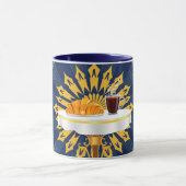 Modern Coffee Bar Deco Aesthetic Personalized Mok (Midden)