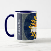 Modern Coffee Bar Deco Aesthetic Personalized Mok (Links)